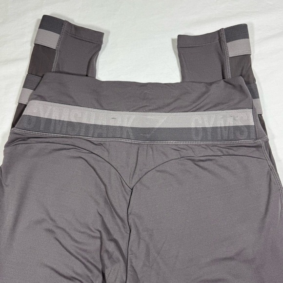 Gymshark Pants - Gymshark Womens Slate Lavender High Waisted Athletic Training Leggings Size M